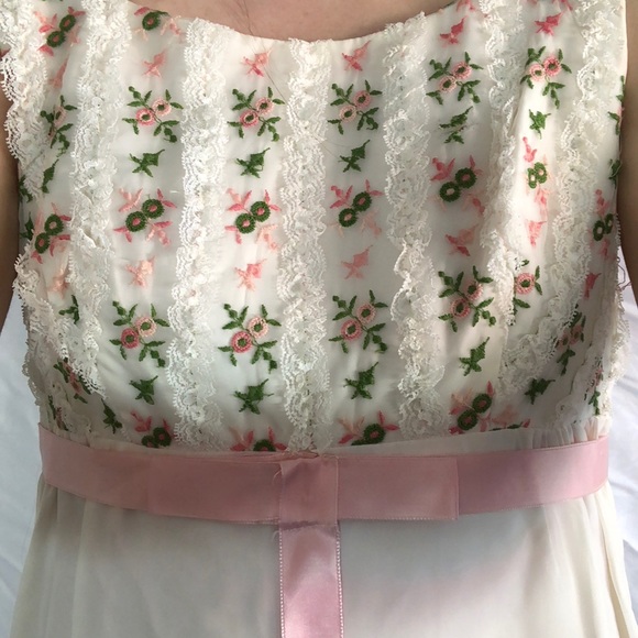 60s Vintage Prom Dress - Picture 3 of 3